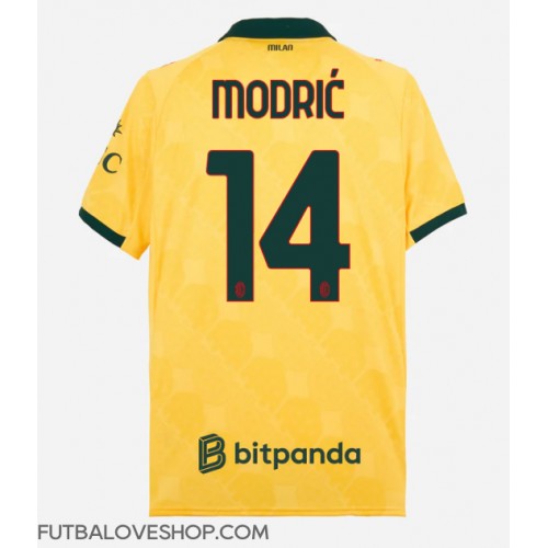 Dres AC Milan Luka Modric #14 Tretina 2025-26 Krátky Rukáv
